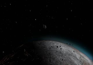 Wie können dunkle Asteroiden Wasser auf die Erde bringen?