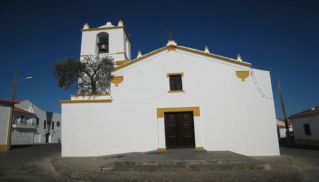 Amareleja Em 2003, a Amareleja atingiu os históricos 47,3 °C, um recorde nacional que ainda não foi batido. Foto: Por Hugo Cadavez de Maia, CC BY 2.0, Wikimedia Commons