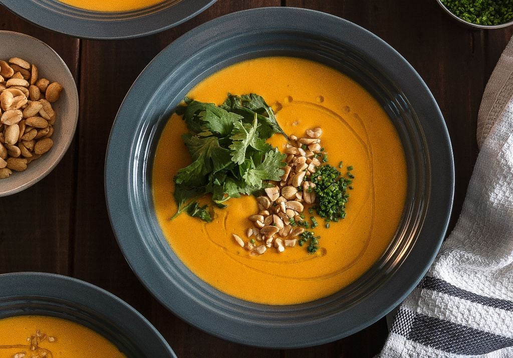 Una sencilla crema de zapallo puede aportar diversos minerales como magnesio, hierro, potasio, fósforo y cinc. Imagen: Recetas Líder