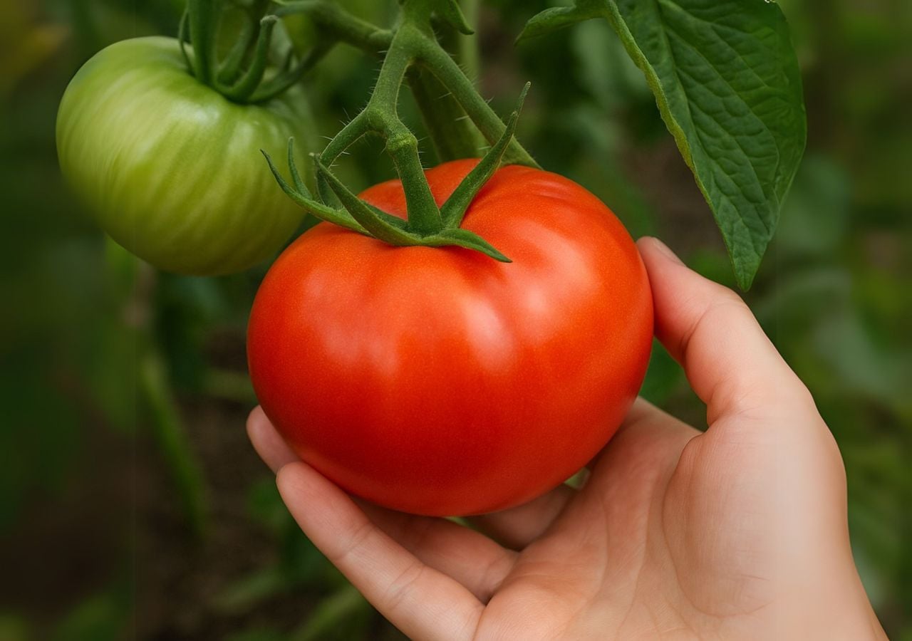 Cómo puedes saber si un tomate está maduro y listo para la cosecha