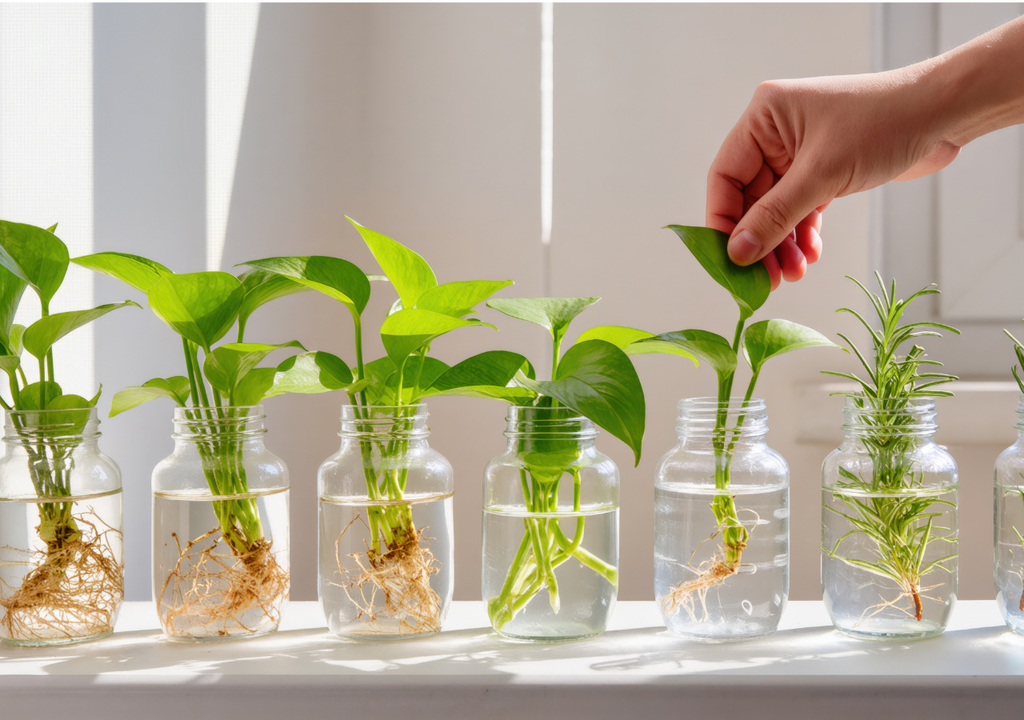 El momento de hacer el trasplante del potus a una maceta es cuando u raíz mide 5 centímetros.