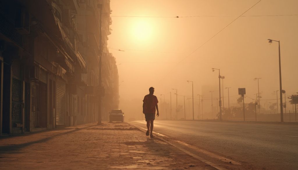 Calor na cidade Sob temperaturas extremas, o calor pode agravar problemas de saúde e contribuir para um aumento de mortes acima do esperado. Foto: Adobe Stock