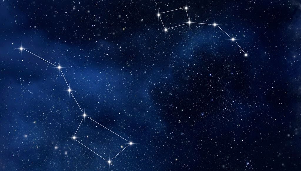 Las constelaciones Ursa Major (Osa Mayor) y Ursa Minor (Osa Menor) solo se pueden ver desde el hemisferio norte.