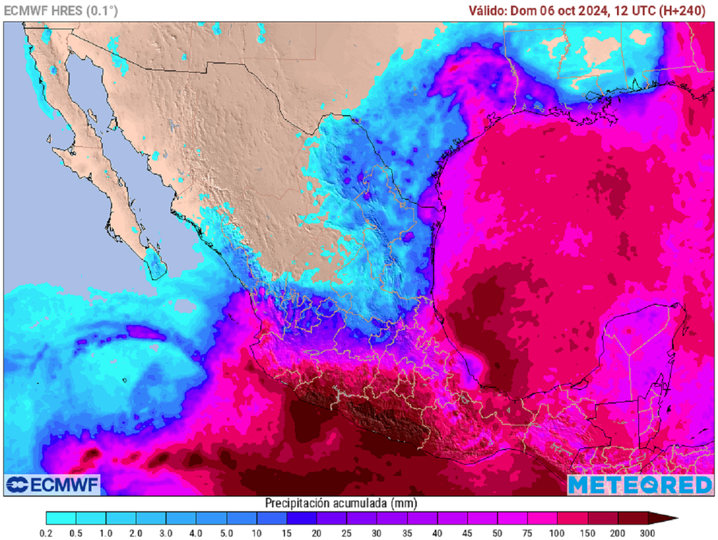 Pronóstico de lluvias acumuladas próximos 10 días Pronóstico de lluvias acumuladas próximos 10 días
