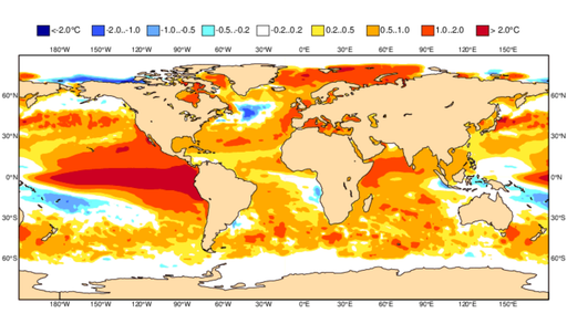 Como ser&aacute; o clima em agosto enquanto o El Ni&ntilde;o se intensifica rumo a um evento hist&oacute;rico