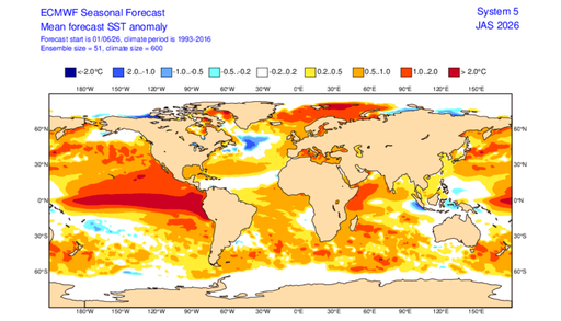 Como ser&aacute; o clima em julho diante do risco de El Ni&ntilde;o forte?