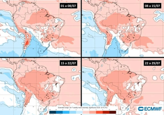 Como será o clima no mês de julho no Sudeste do Brasil