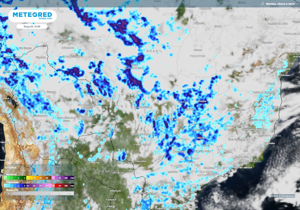 previsão do tempo Brasil