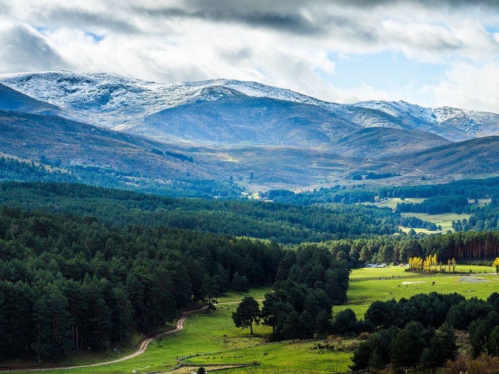 Nieve en las montañas