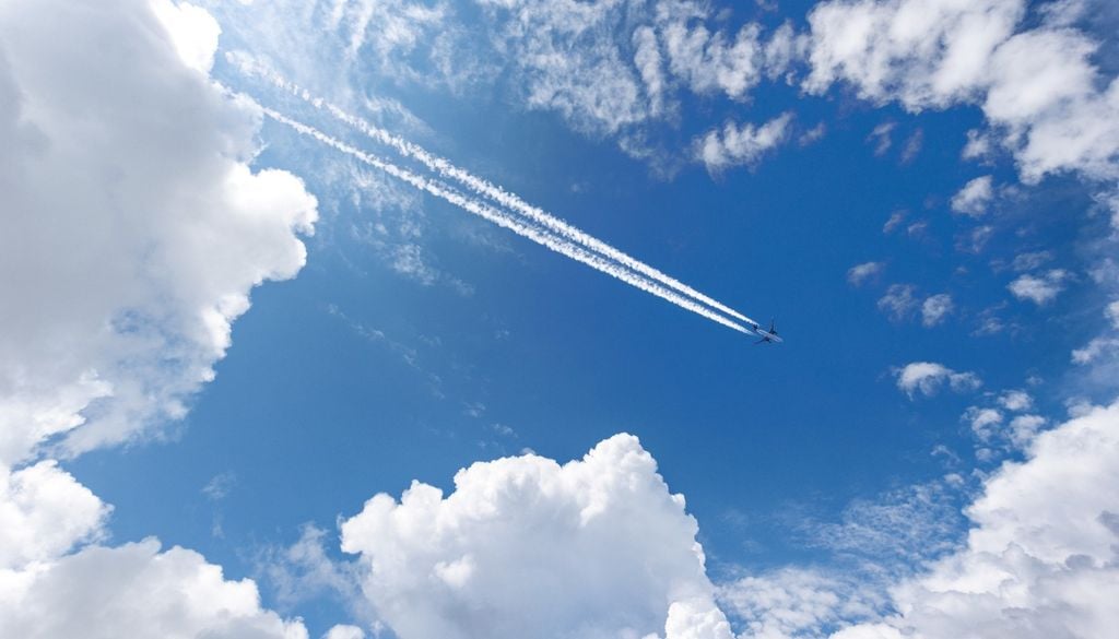 estelas Algunas aerolíneas ya utilizan combustibles sintéticos que emiten menos CO2 en todas sus etapas.