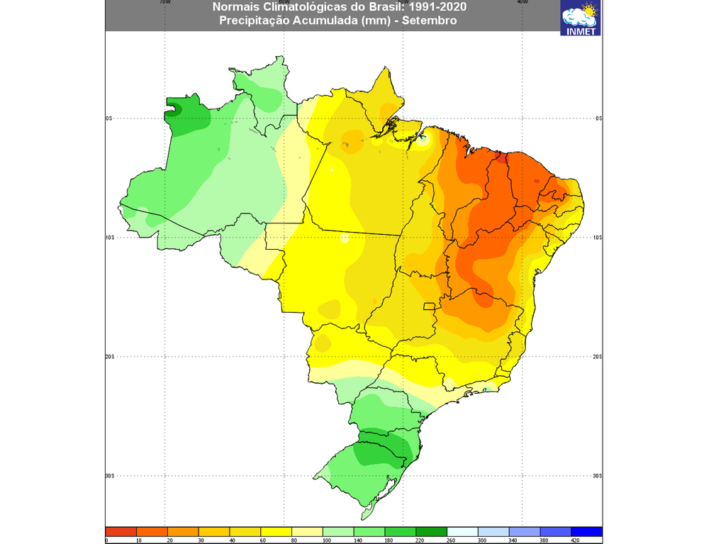 climatologia, precipitação, setembro