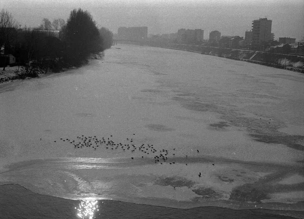 Garonne gelée janvier 1985