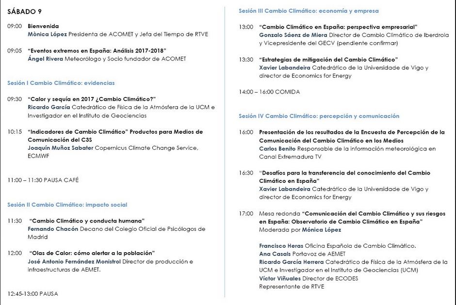 Comunicación Del Cambio Climático En España