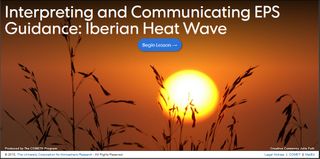 Pronóstico de la ola de calor en la península Ibérica por EPS