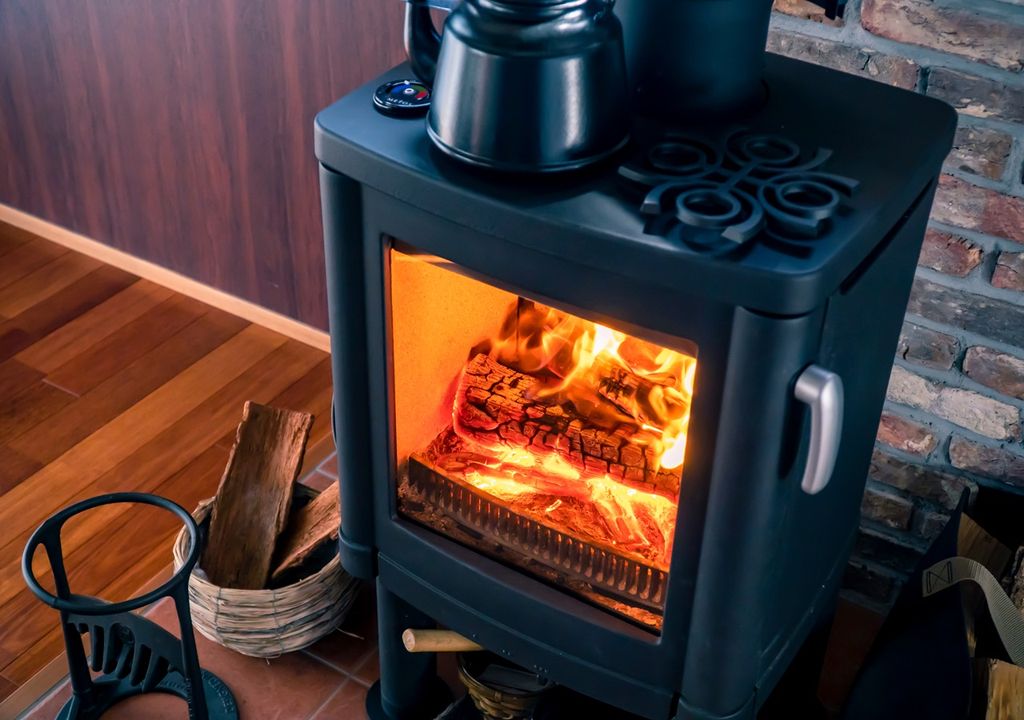 calefactor a leña