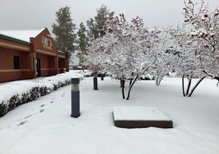 Con casi un mes antes del promedio se registró la primera nevada medible en Flagstaff, Arizona