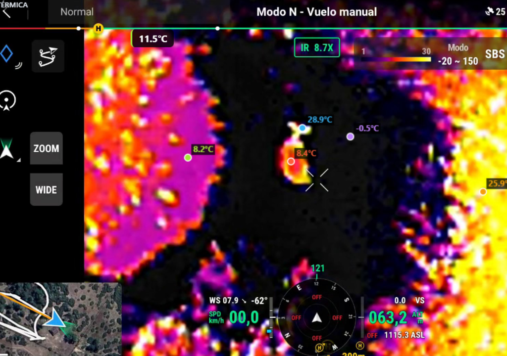 Drones para monitorear huemules Las pruebas de monitoreo de huemules con drones ya empezaron en los parques nacionales Lanin y Nahuel Huapi, en la Patagonia. Foto: Gentileza WCS Argentina
