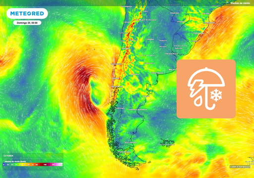 Con temporal terminar&aacute;n las Fiestas Patrias: fuerte viento norte, posibles tormentas el&eacute;ctricas, lluvia y nieve en Chile