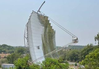 O maior e mais eficiente concentrador solar do mundo foi instalado na Índia para fornecer energia!