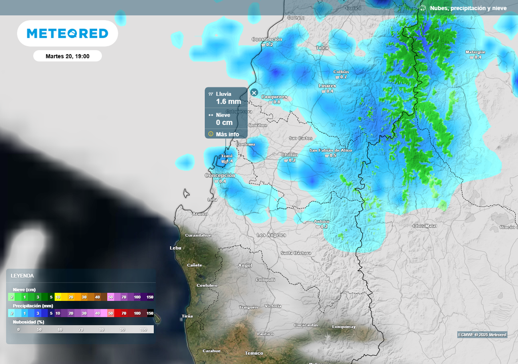 Lluvias en Concepción y Región de Biobío, Meteored Chile Lluvias en Concepción y Región de Biobío, Meteored Chile