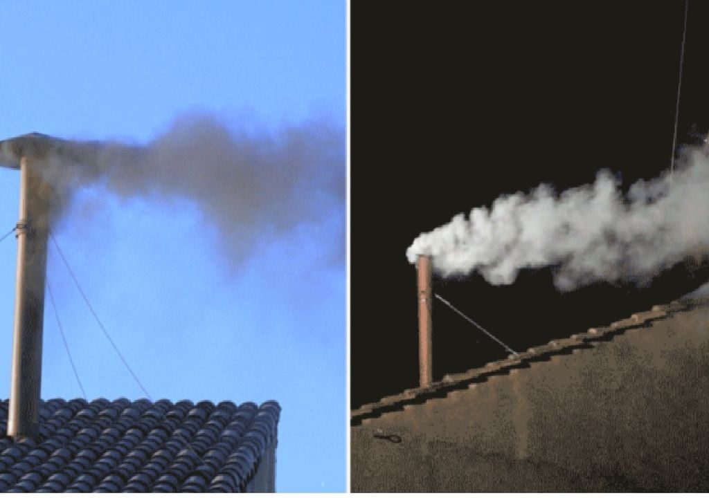 humo negro y blanco conclave papal humo negro y blanco conclave papal