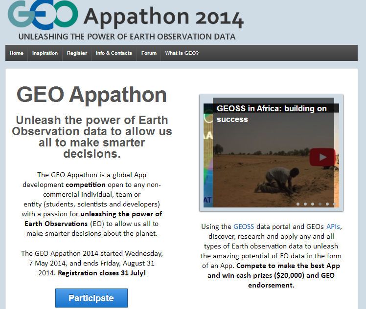 Concurso De Apps Para La Gestión De Datos De Observación De La Tierra