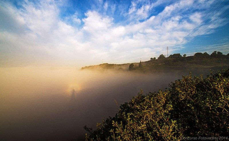 "Espectro de Brocken en un mar de niebla”, de Emili Vilamala benitoEl 24 de junio de 2014 desde Sant Bartomeu del Grau (Barcelona), pude tomar esta fotografía con un Espectro de Brocken sobre un mar de niebla.