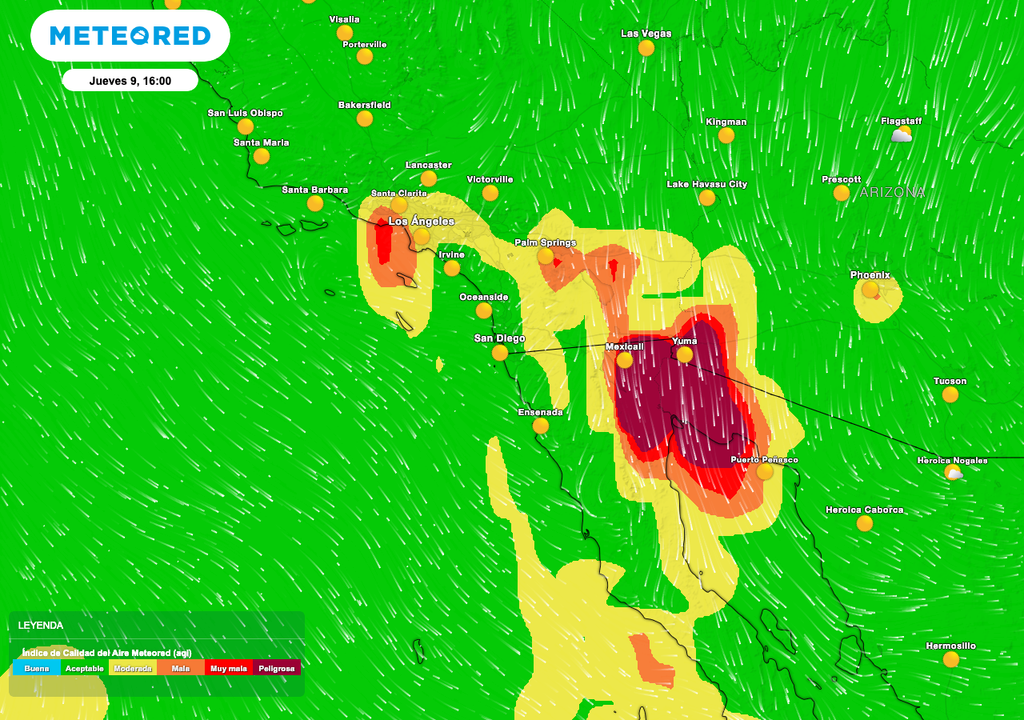 Calidad del aire mala