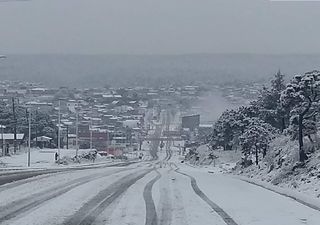 Condiciones invernales se presentan los primeros días del año
