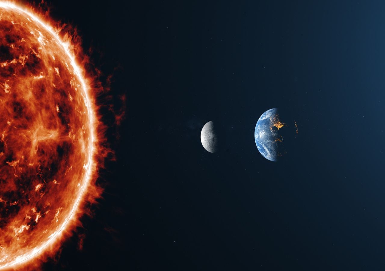 Los eclipses solares ocurren porque la Luna se interpone entre el Sol y la Tierra.