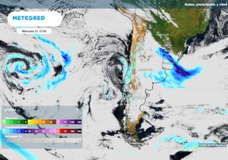 Semana de lluvias y mucho frío: ingresará una baja segregada, mientras las altas presiones se posicionan