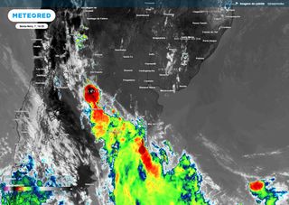 Confirmado! A frente fria da mudança de padrão já pode ser vista por satélite e está à caminho do Brasil
