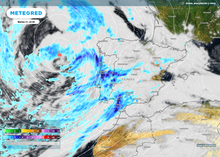 Confirmado: el martes llegará a España una borrasca atlántica con lluvias copiosas 