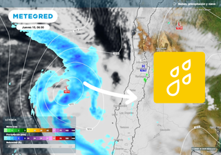 Confirmado: la zona central volver&aacute; a presentar lluvias esta semana y podr&iacute;an caer hasta 30 mm en algunos sectores