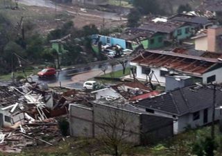 Tempestades e granizo no Sul e a confirmação de tornado em SC