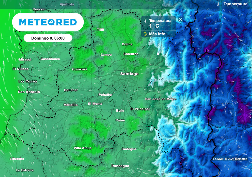 Temperaturas mínimas Temperaturas mínimas
