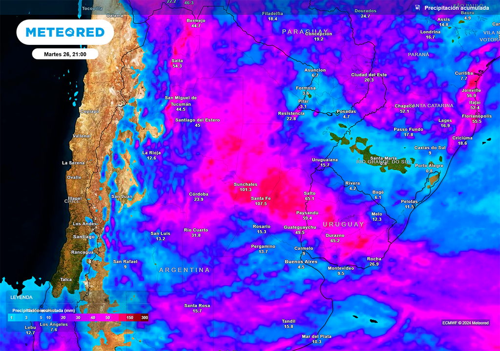 Tormentas severas, Buenos Aires, Pampeana, Cordoba, Argentina