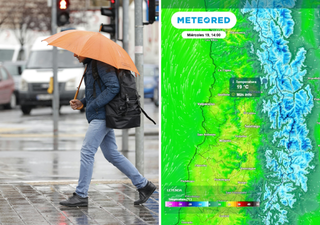 Confirmado: Santiago tendr&aacute; nuevos chubascos este lunes y luego las temperaturas subir&aacute;n hasta 20 &deg;C