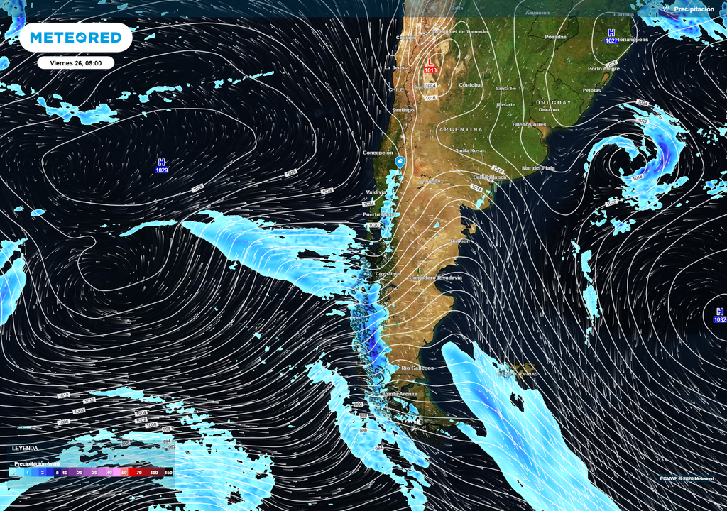 Otra banda frontal llegará a sumar más lluvia el viernes 26 de junio.