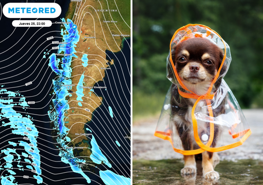 Confirmado: sistema frontal tocar&aacute; la puerta de Chile este jueves y la lluvia avanzar&aacute; desde la Patagonia hasta el &Ntilde;uble