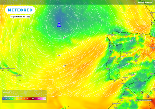 Confirmam-se as datas: entre 29 e 31 de mar&ccedil;o haver&aacute; um anticiclone recorde; efeitos em Portugal Continental