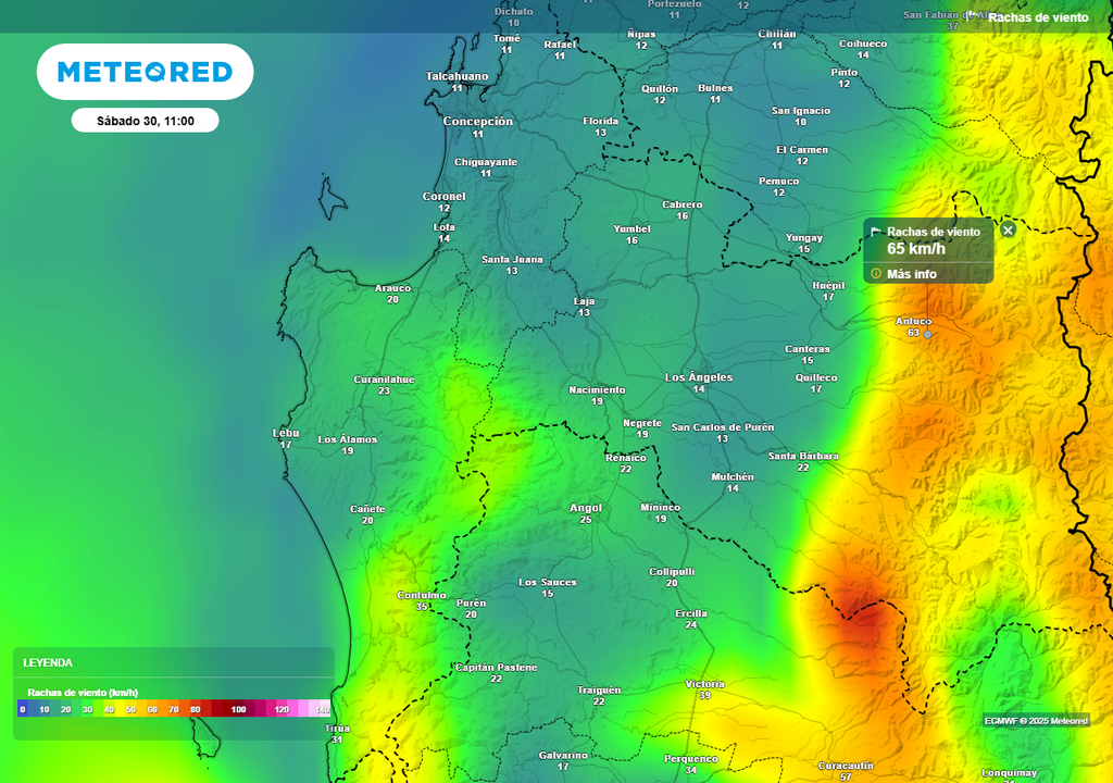 Este fin de semana baja segregada en la Región de Biobío, Meteored, Chile Este fin de semana baja segregada en la Región de Biobío, Meteored, Chile
