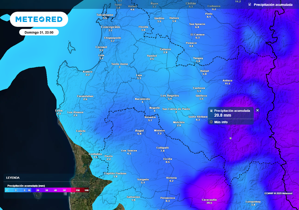 Este fin de semana baja segregada en la Región de Biobío, Meteored, Chile Este fin de semana baja segregada en la Región de Biobío, Meteored, Chile