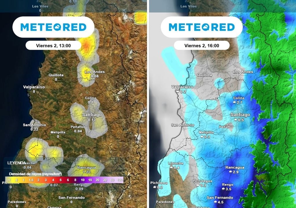Cambio de tiempo Importante cambio de tiempo este viernes: del calor Santiago pasará a las lluvias y posibles tormentas eléctricas.