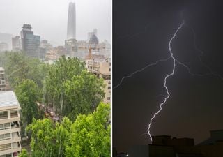 Confirman varios días de lluvias: Santiago tendrá hasta 10 °C menos en solo 24 horas y tormentas eléctricas