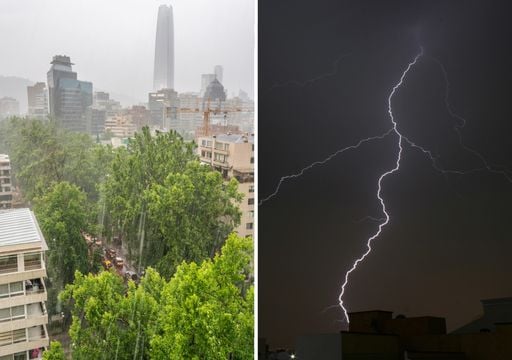 Confirman varios d&iacute;as de lluvias: Santiago tendr&aacute; hasta 10 &deg;C menos en solo 24 horas y tormentas el&eacute;ctricas