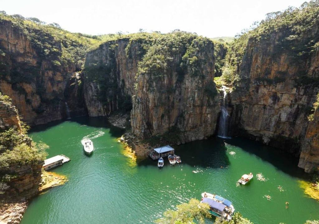 cânions, Lago de Furnas, Capitólio cânions, Lago de Furnas, Capitólio
