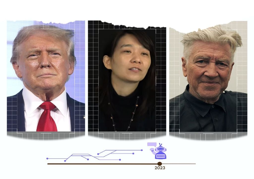 Donald Trump, Hang Kang e David Lynch Donald Trump, Hang Kang e David Lynch