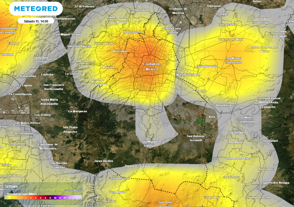 Se prevén tormentas eléctricas por la tarde generalizadas en la capital. ¡Procura estar lejos de árboles, postes y estructuras frágiles! Se prevén tormentas eléctricas por la tarde generalizadas en la capital. ¡Procura estar lejos de árboles, postes y estructuras frágiles!
