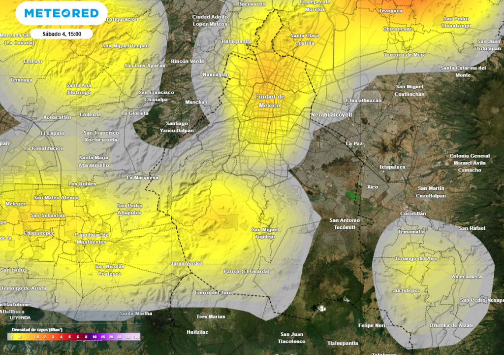 Se prevén tormentas eléctricas por la tarde generalizadas en la capital. ¡Procura estar lejos de árboles, postes y estructuras frágiles! Se prevén tormentas eléctricas por la tarde generalizadas en la capital. ¡Procura estar lejos de árboles, postes y estructuras frágiles!